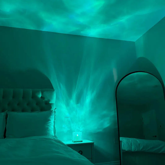 Northern Lights Cube Lamp 1
