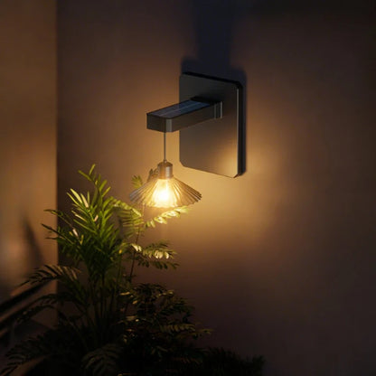 Solar Pleated Wall Lantern 2