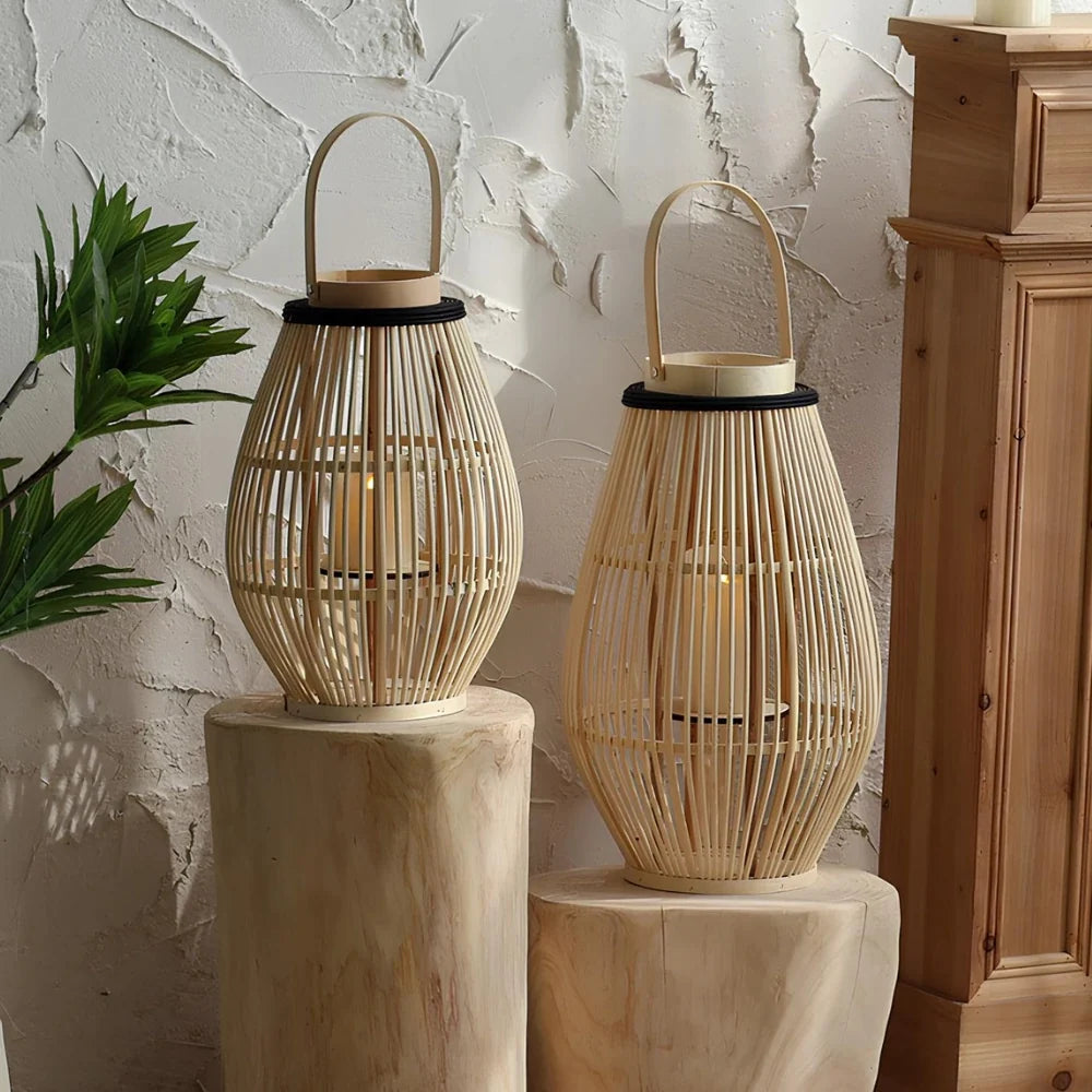 Handwoven Bamboo Lantern 3