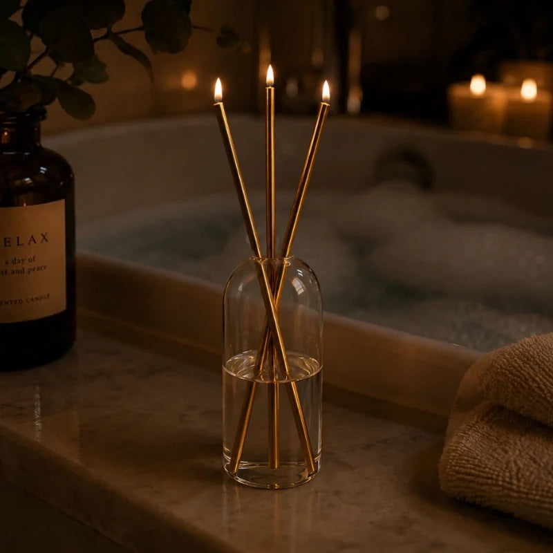 Refillable Oil Candle Set 7