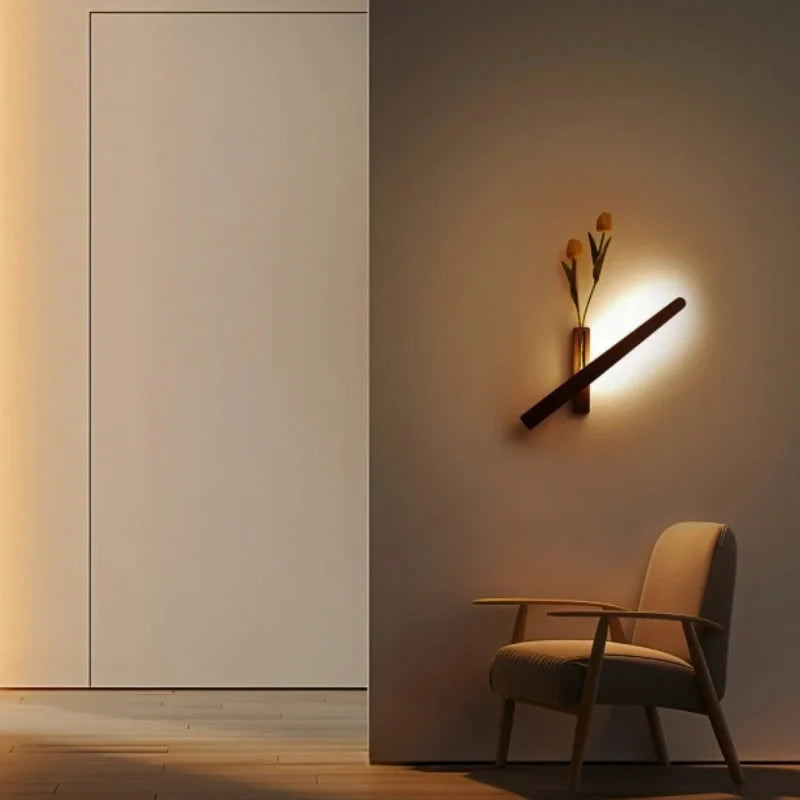 Wooden Vase Wall Light 10