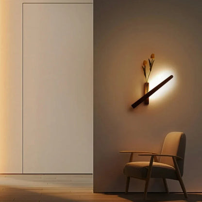 Wooden Vase Wall Light 10