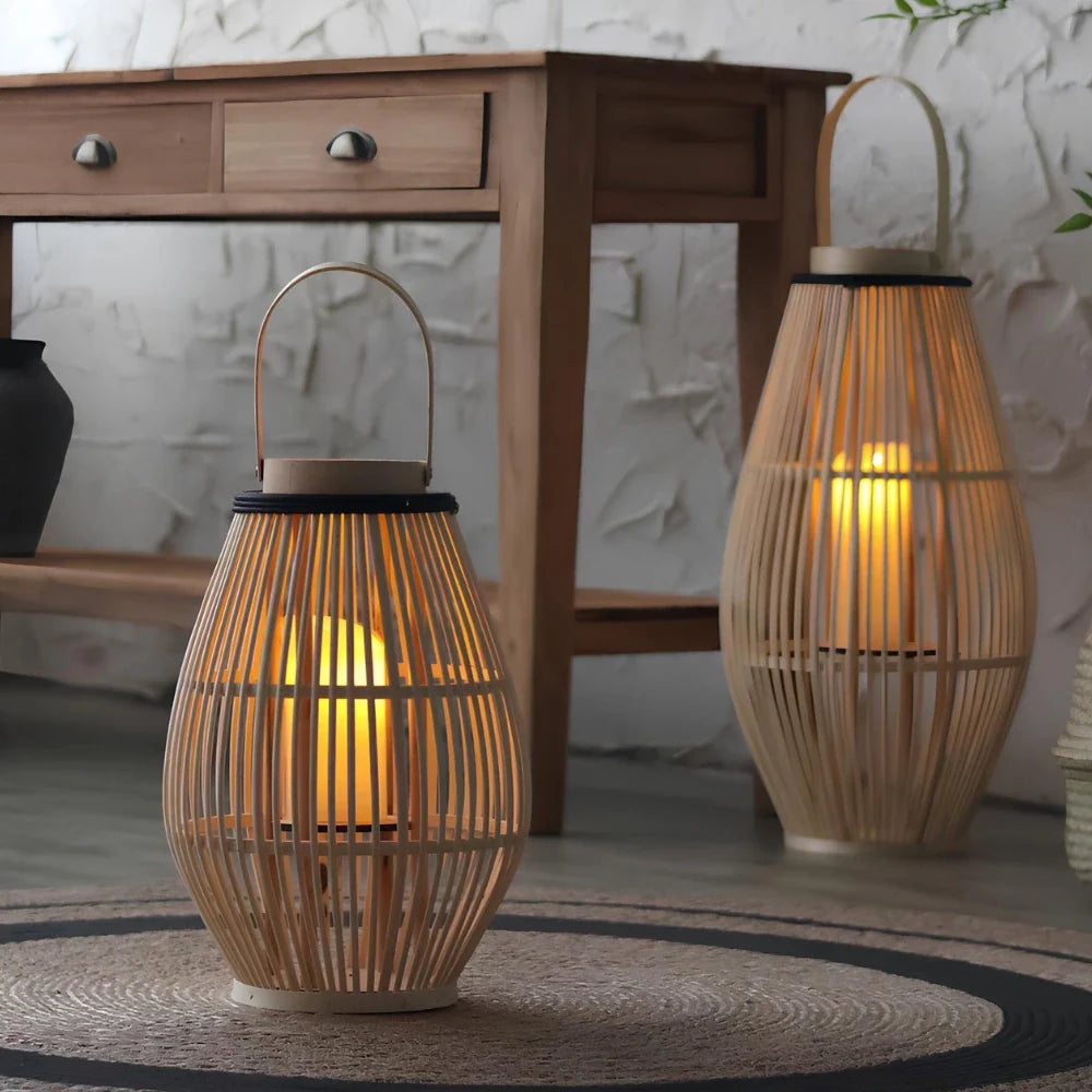 Handwoven Bamboo Lantern 4