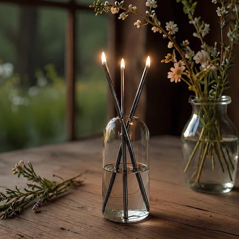 Refillable Oil Candle Set 2