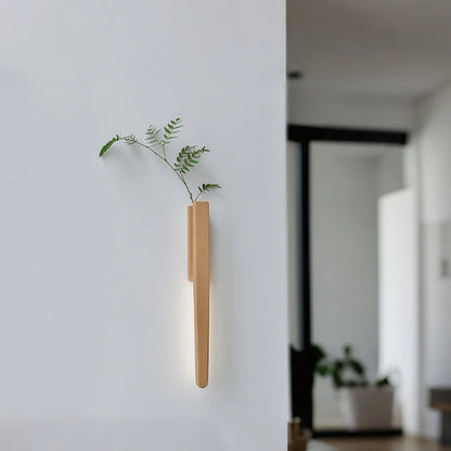 Wooden Vase Wall Light 13