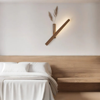 Wooden Vase Wall Light 7