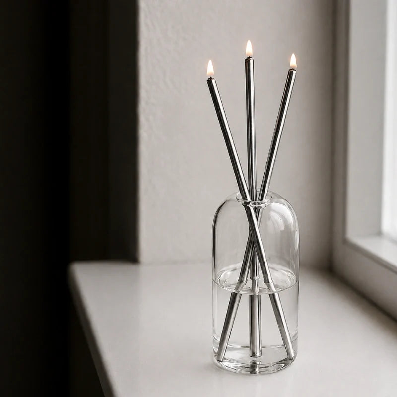 Refillable Oil Candle Set 8