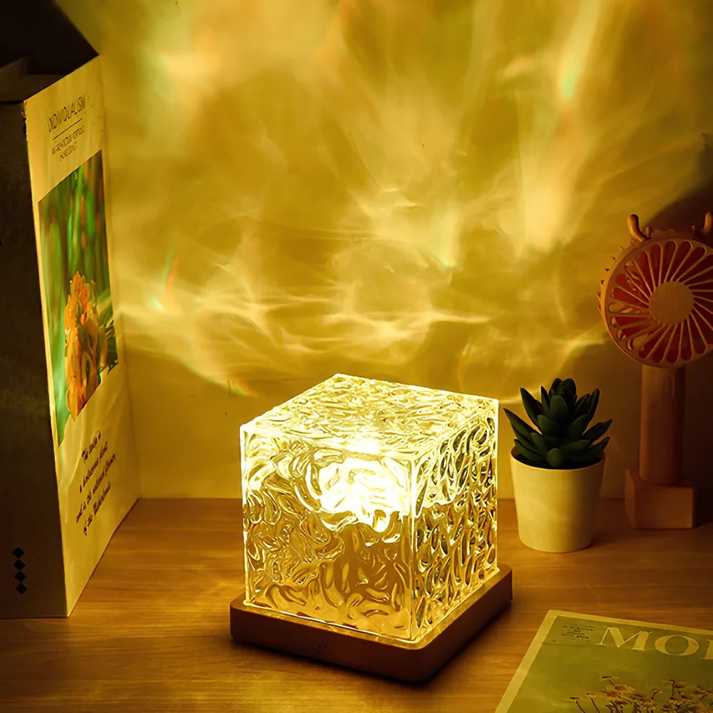 Northern Lights Cube Lamp 10