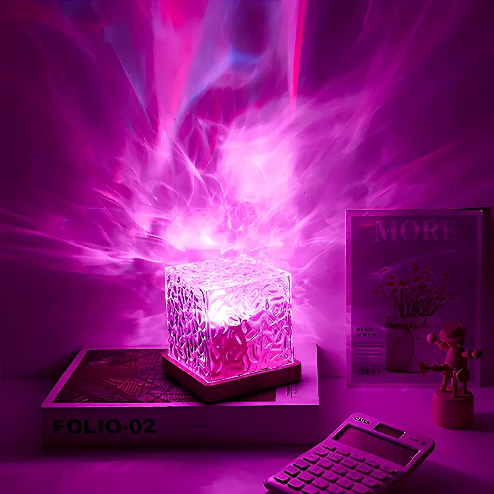Northern Lights Cube Lamp 3