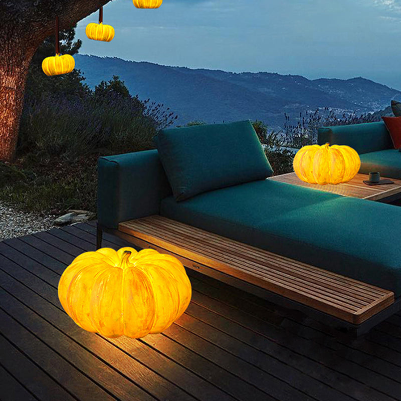 Outdoor Pumpkin Floor Lamp 2