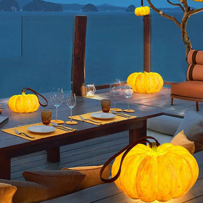 Outdoor Pumpkin Floor Lamp 12