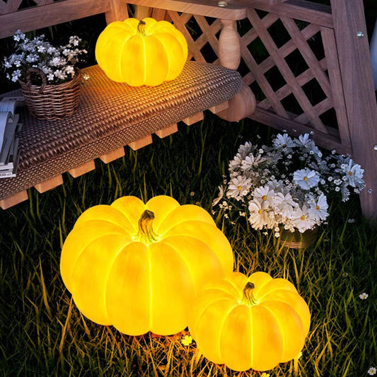 Outdoor Pumpkin Floor Lamp 0