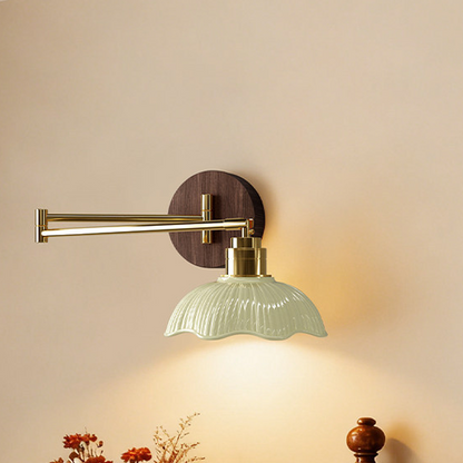 Ceramic Flower Bud Wall Sconce 13