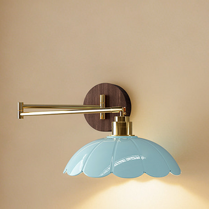 Ceramic Flower Bud Wall Sconce 16