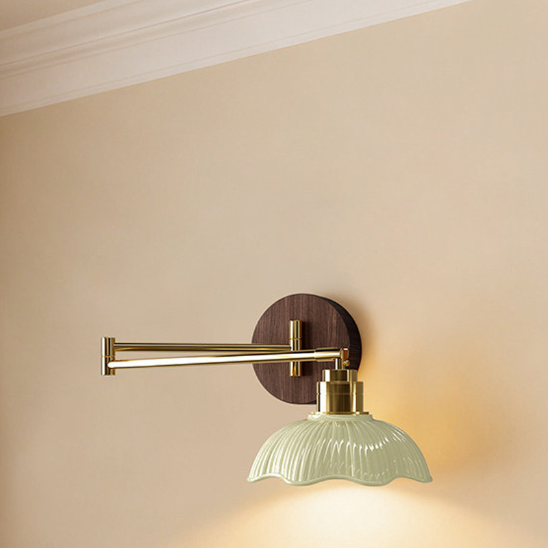 Ceramic Flower Bud Wall Sconce 15