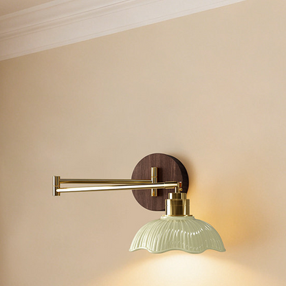 Ceramic Flower Bud Wall Sconce 15