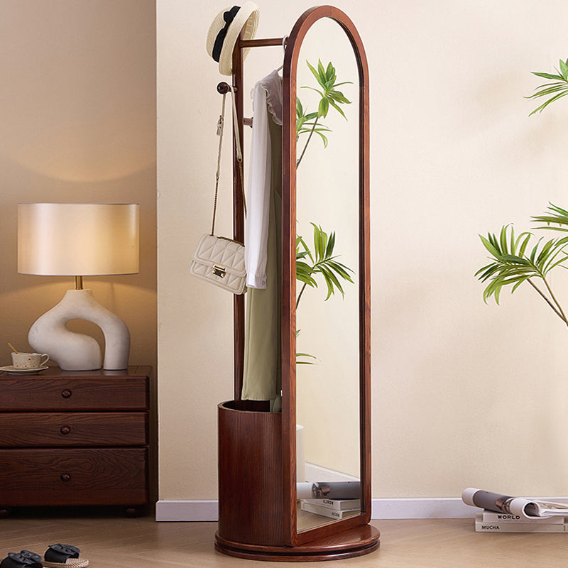 Rotating Arched Mirror Hall Tree 11