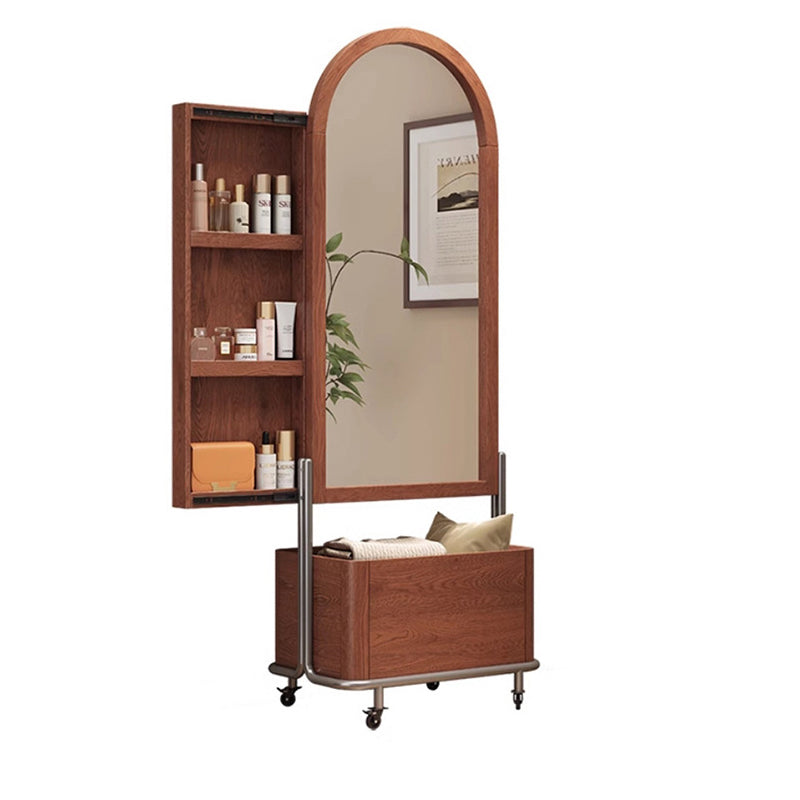 Rolling Arched Mirror Cabinet 13