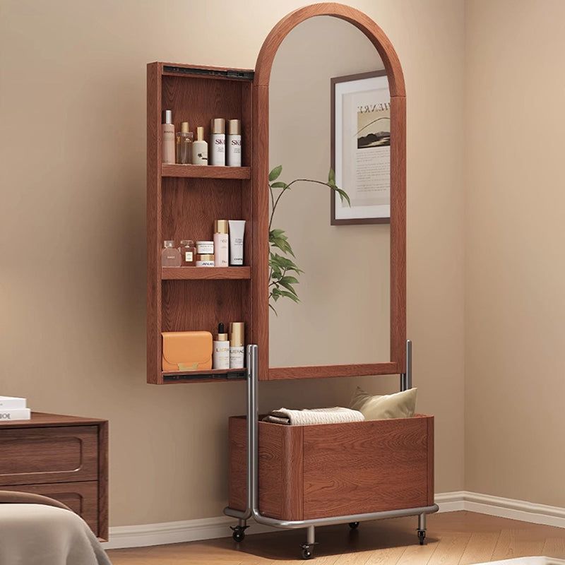 Rolling Arched Mirror Cabinet 0