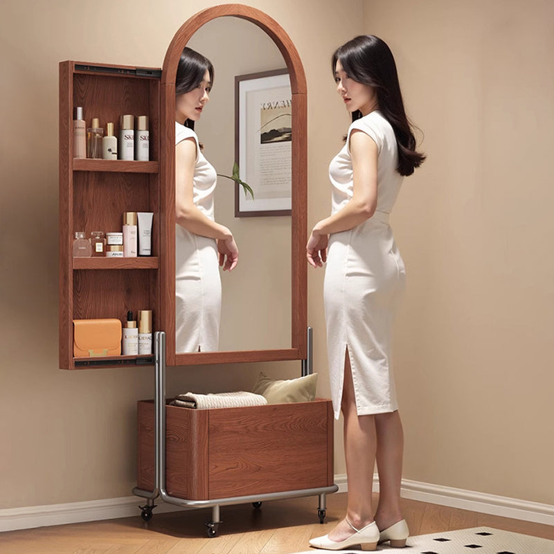 Rolling Arched Mirror Cabinet 12