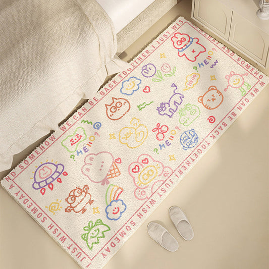Faux Cashmere Kids Rug 0