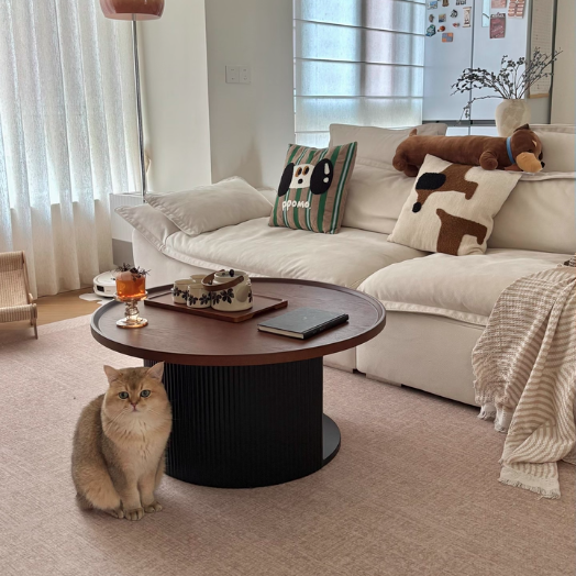 Round Drum Coffee Table 13