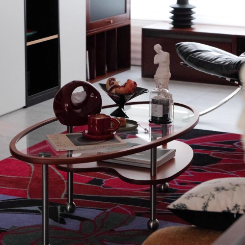 Oval Glass Coffee Table 2