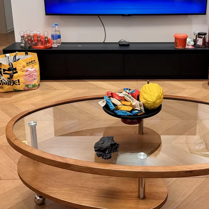 Oval Glass Coffee Table 10