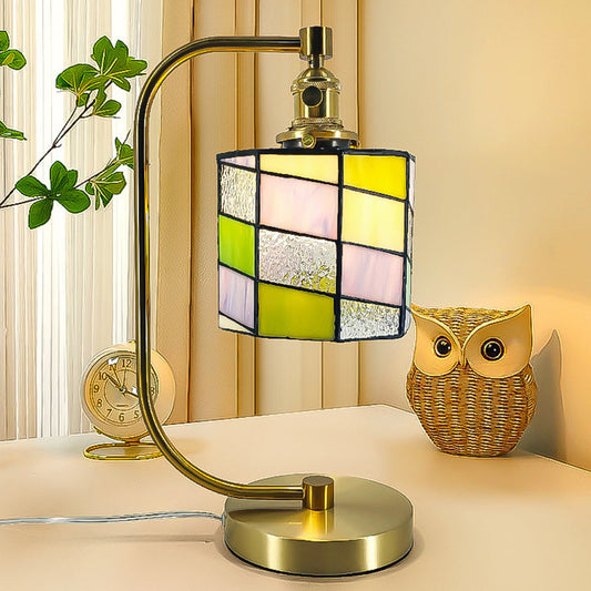 Stained Glass Bell Table Lamp 0