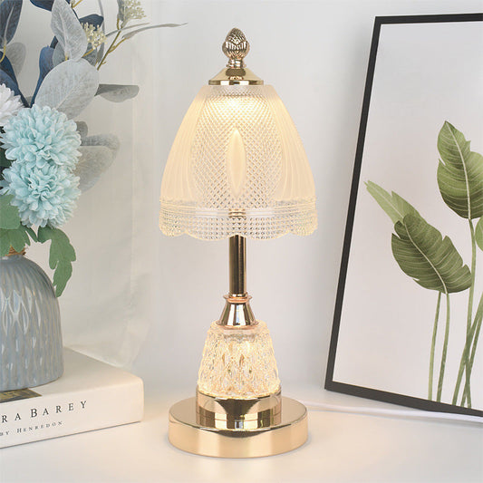 Petal Edge Glass Table Lamp 0