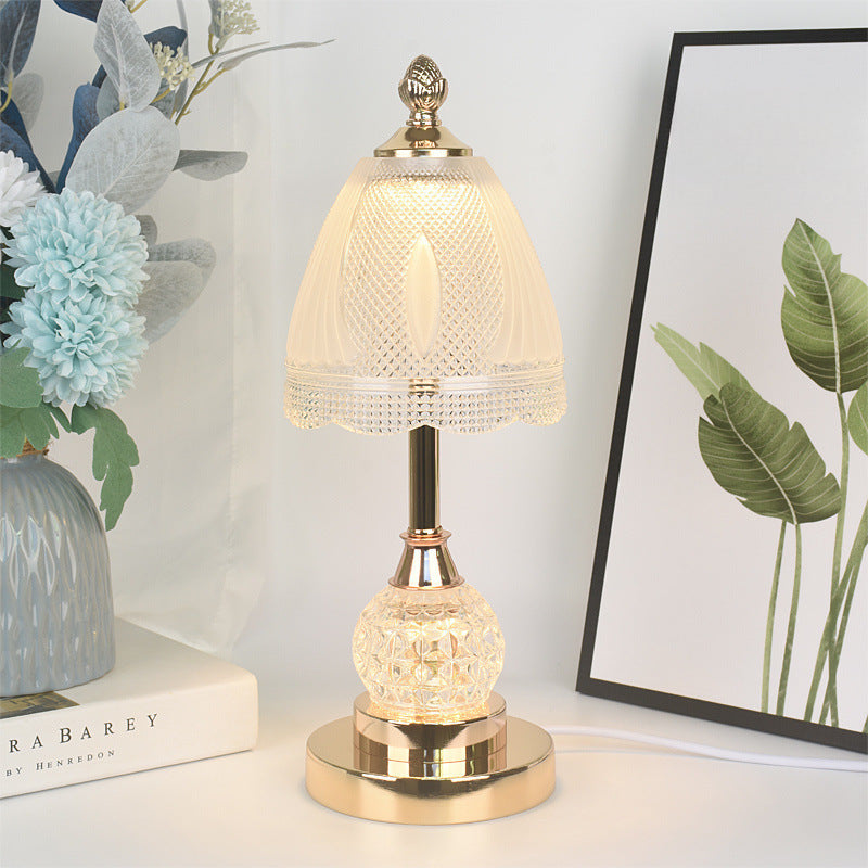 Petal Edge Glass Table Lamp 9