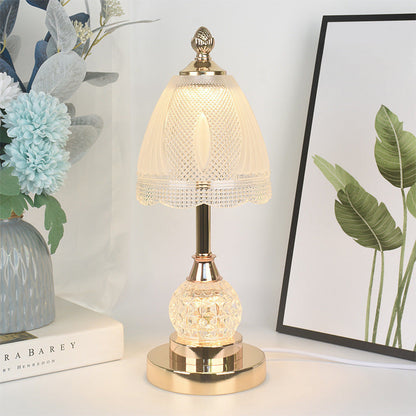 Petal Edge Glass Table Lamp 9