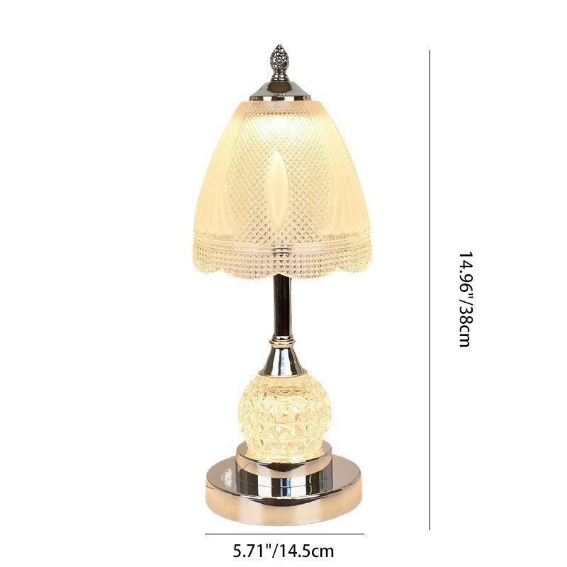 Petal Edge Glass Table Lamp 3