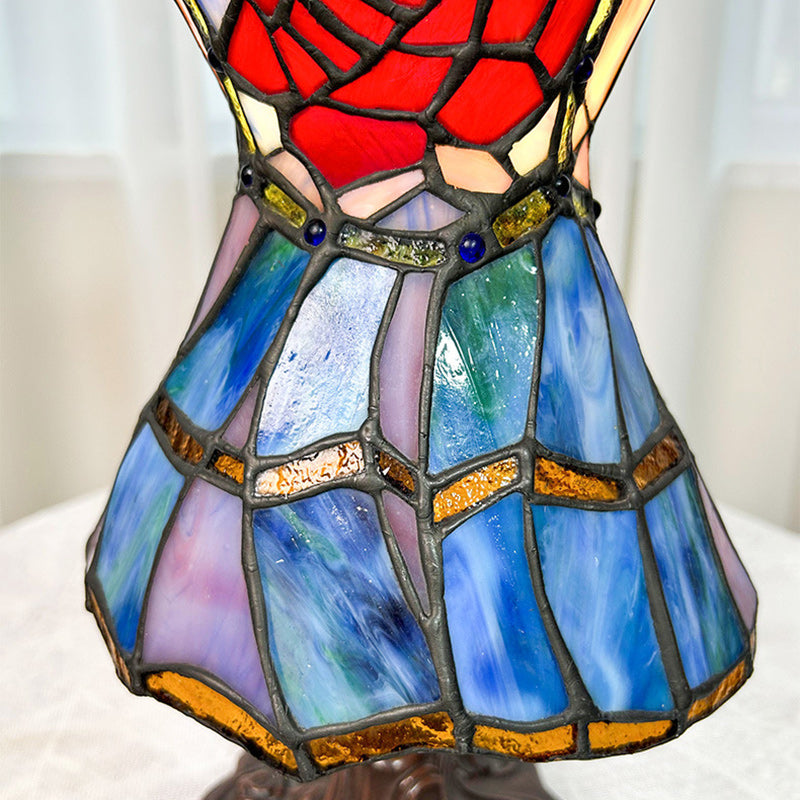 Stained Glass Gown Table Lamp 5