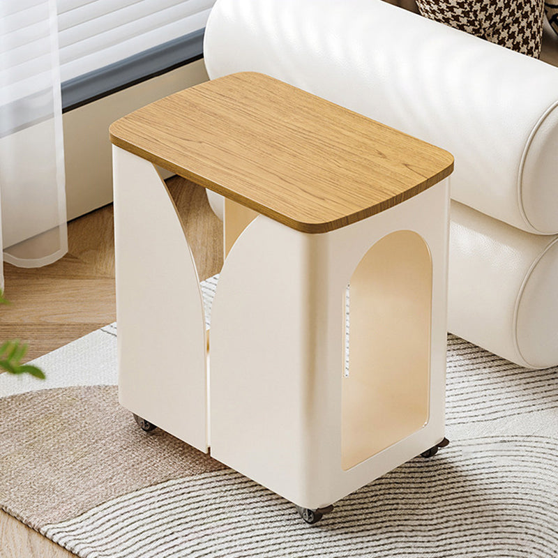 Narrow Rolling End Table 1