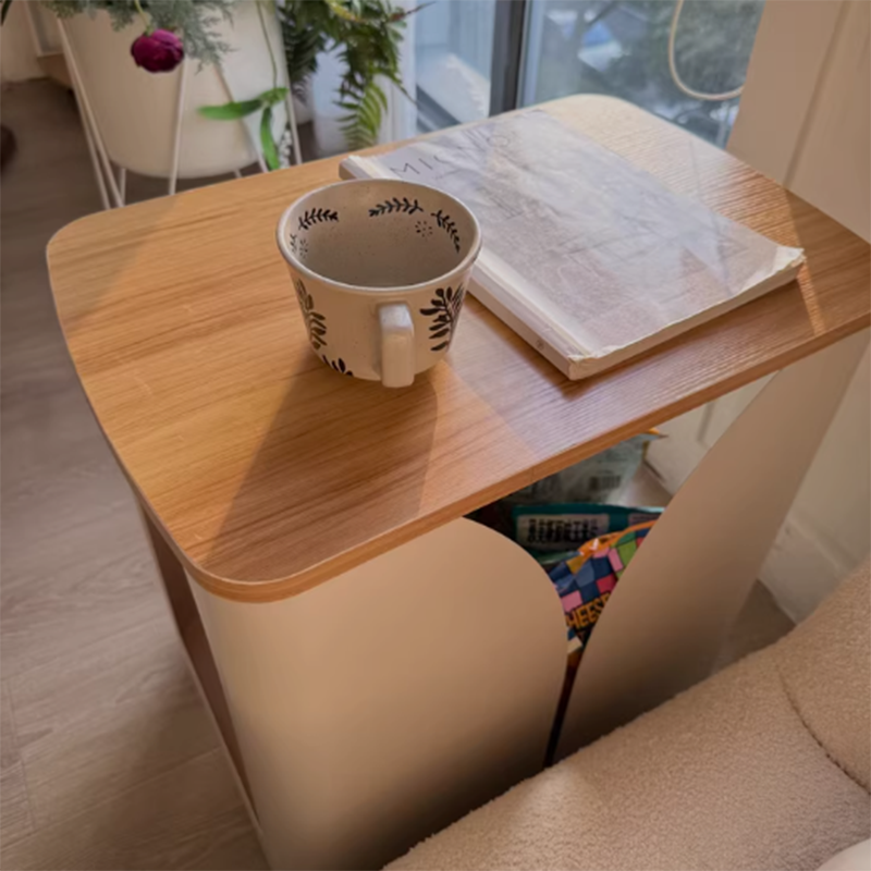 Narrow Rolling End Table 16