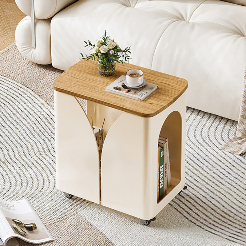 Narrow Rolling End Table 20