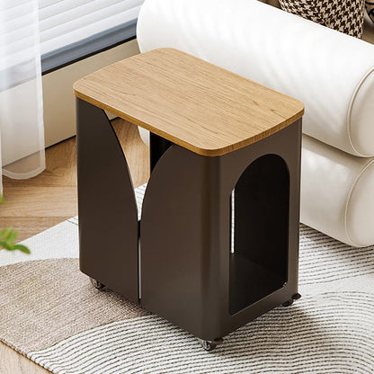 Narrow Rolling End Table 2