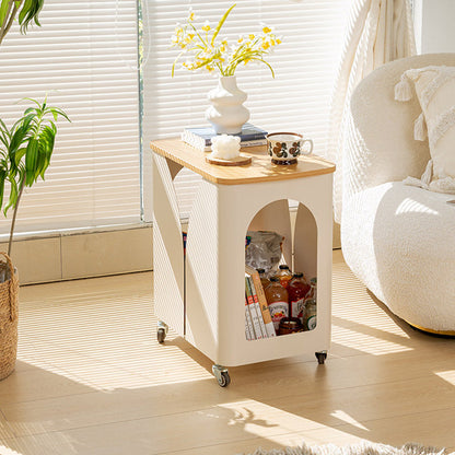 Narrow Rolling End Table 4