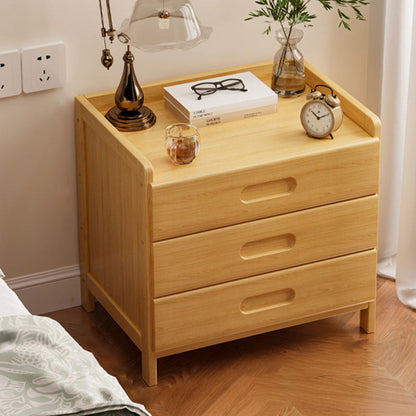 Bamboo 3-Drawer Nightstand 0