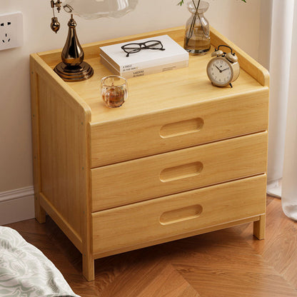 Bamboo 3-Drawer Nightstand 5