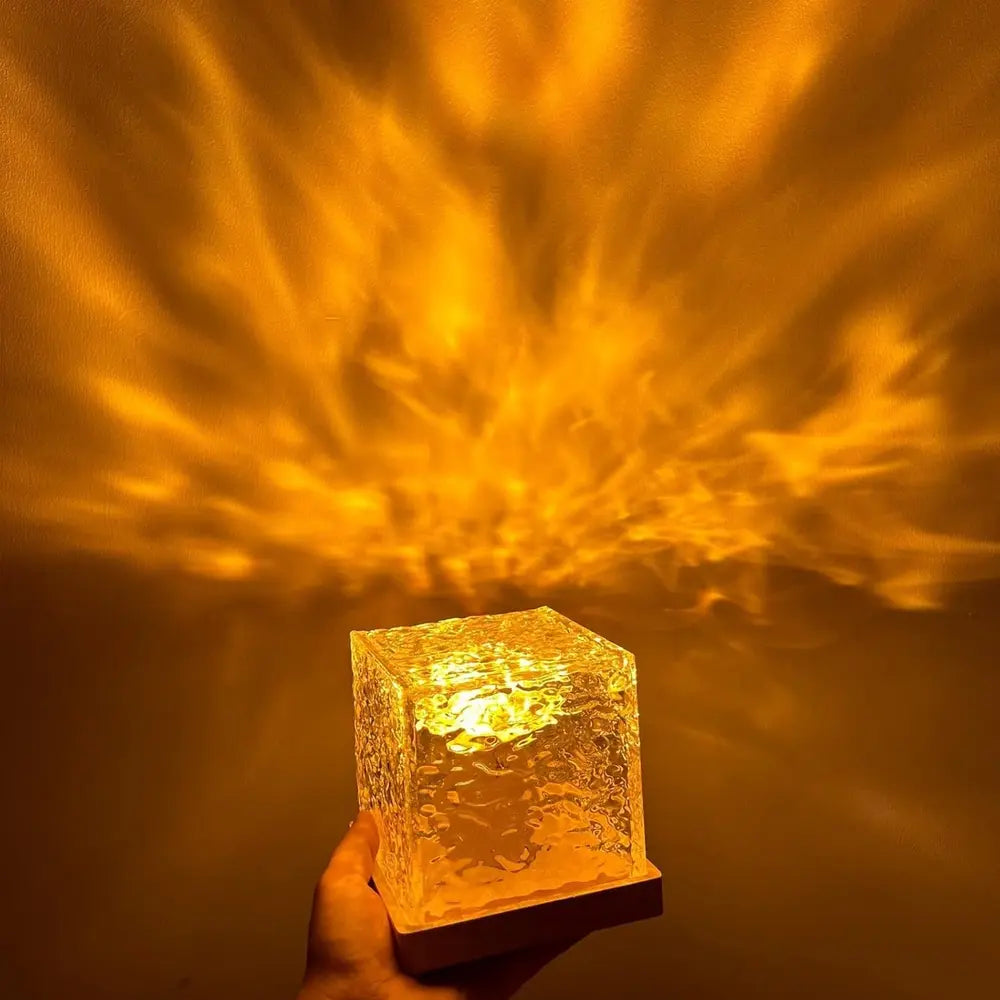 Northern Lights Cube Lamp 8